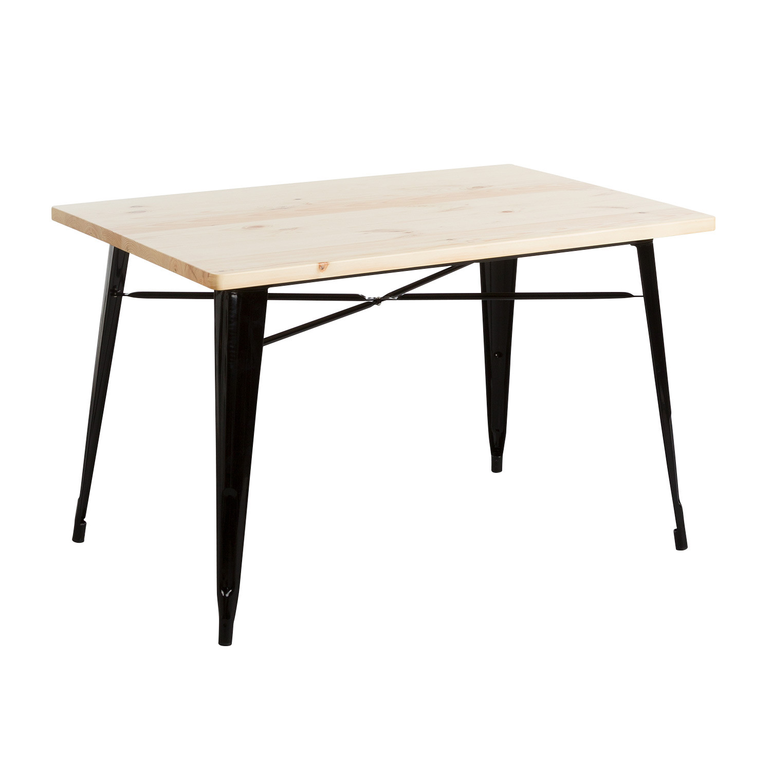 Mesa de Comedor Rectangular Iron Wood 120x80x74cm Thinia Home Mesas de Comedor 1
